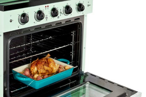 Classic Retro by Unique 30” Electric Range with Convection Oven UGP-30CR EC LG