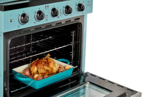 Classic Retro by Unique 30” Electric Range with Convection Oven UGP-30CR EC T