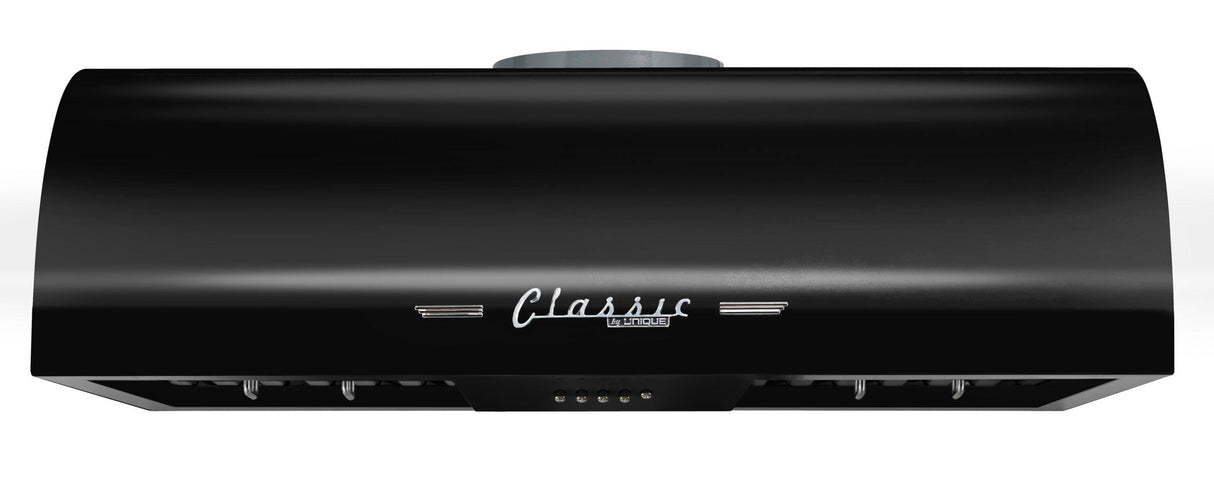 Unique 30' Classic Retro Midnight Black Range Hood UGP-30CR RH B
