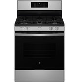 GE 30" Free-Standing Gas Convection Range with No Preheat Air Fry JGB670SZSS