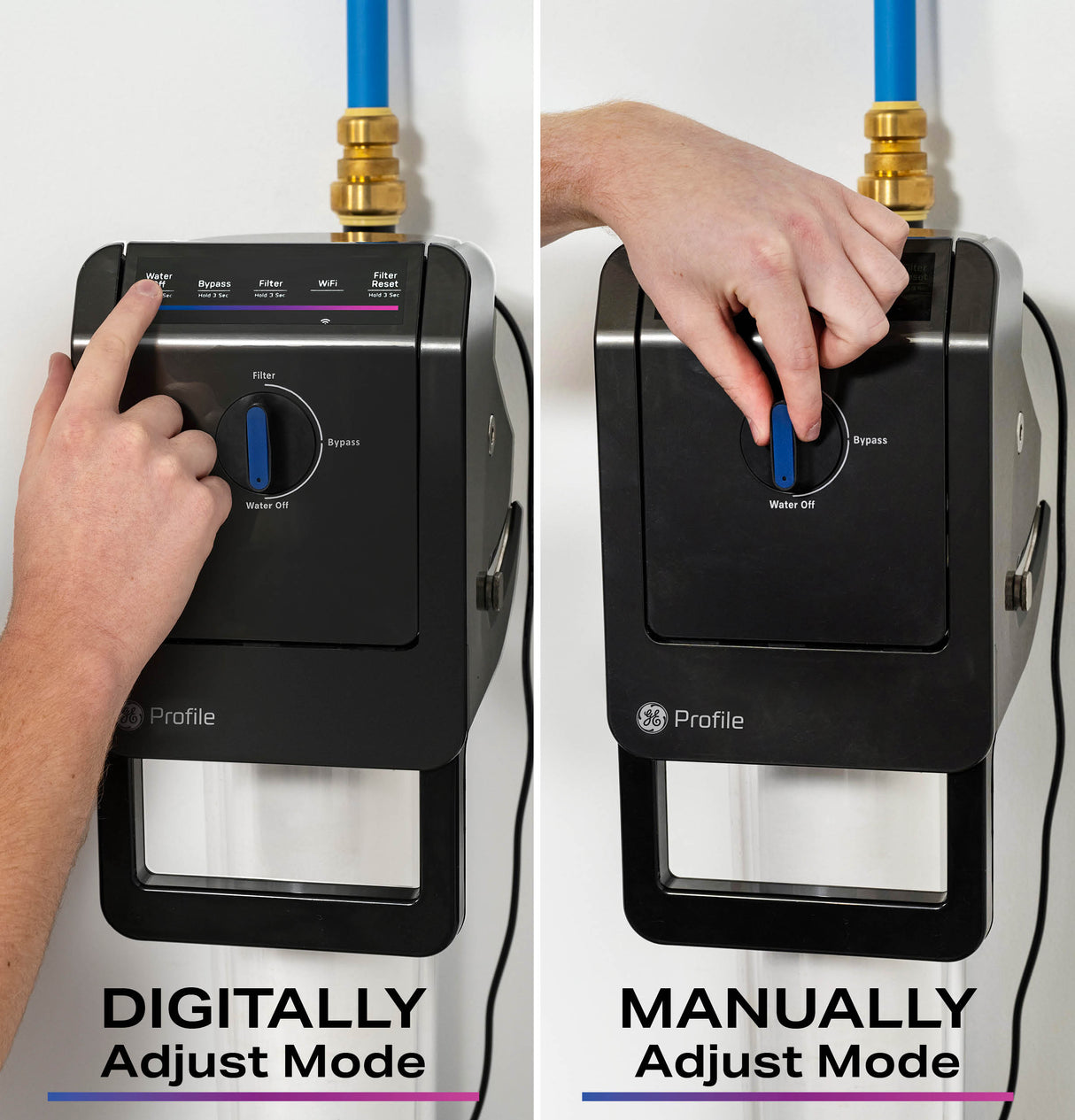 GE Profile™ Smart Water Valve with Integrated Filtration 3/4” Fittings PXWH70Y