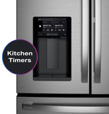 GE Profile™ ENERGY STAR® 27.9 Cu. Ft. Smart 4-Door French-Door Refrigerator with Kitchen Assistant PVD28HYYFS
