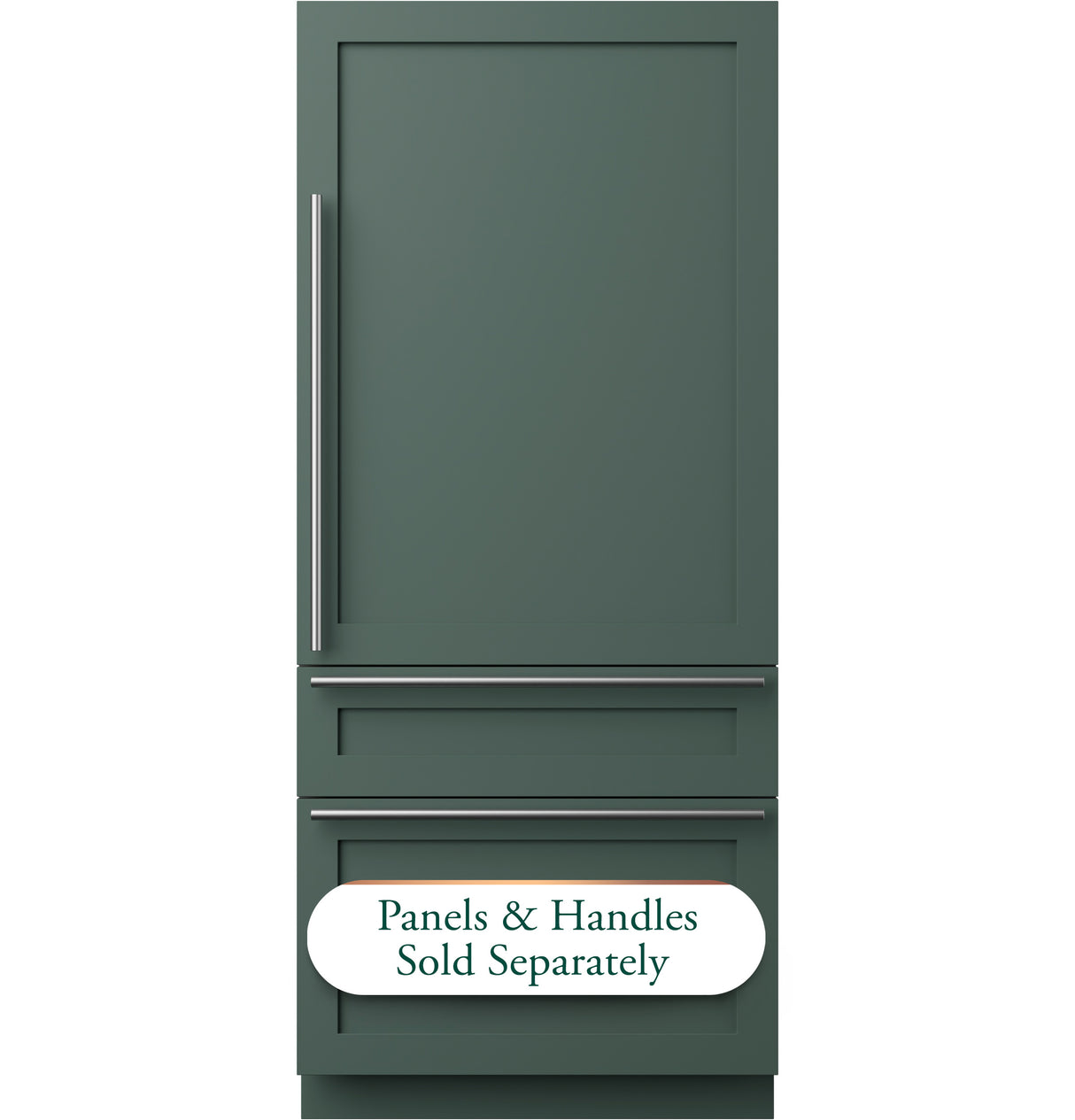 CAFE™ 36" Panel-Ready Integrated Bottom-Freezer Refrigerator – Right Swing CIC36RK6ZII
