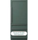 CAFE™ 36" Panel-Ready Integrated Bottom-Freezer Refrigerator – Right Swing CIC36RK6ZII