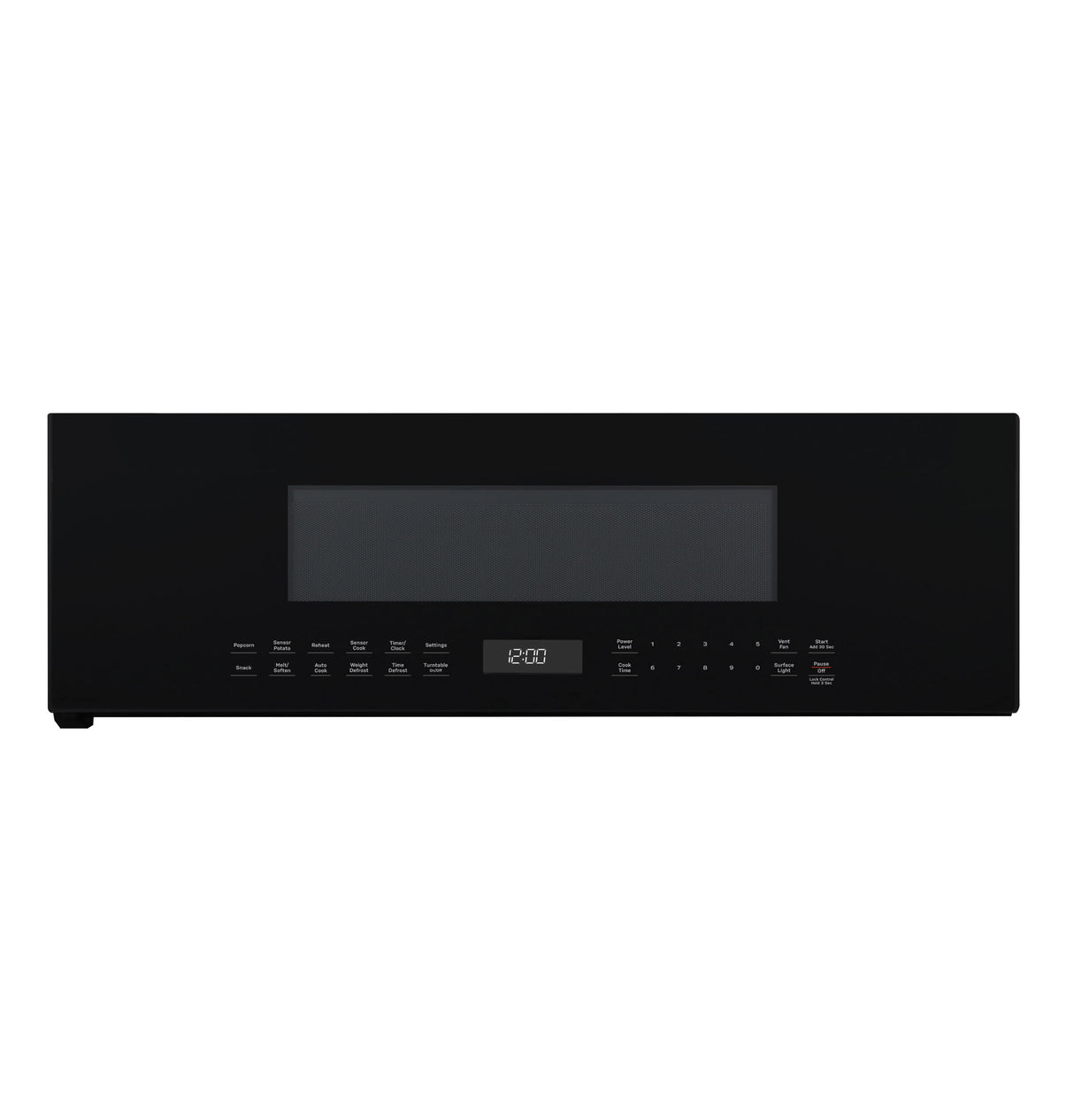 GE Profile 1.2 Cu. Ft. Over-the-Range Low Profile Sensor Microwave Oven UVM9125DYBB