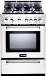 Verona 24" Gas Range VEFSGG244NW-Matte White