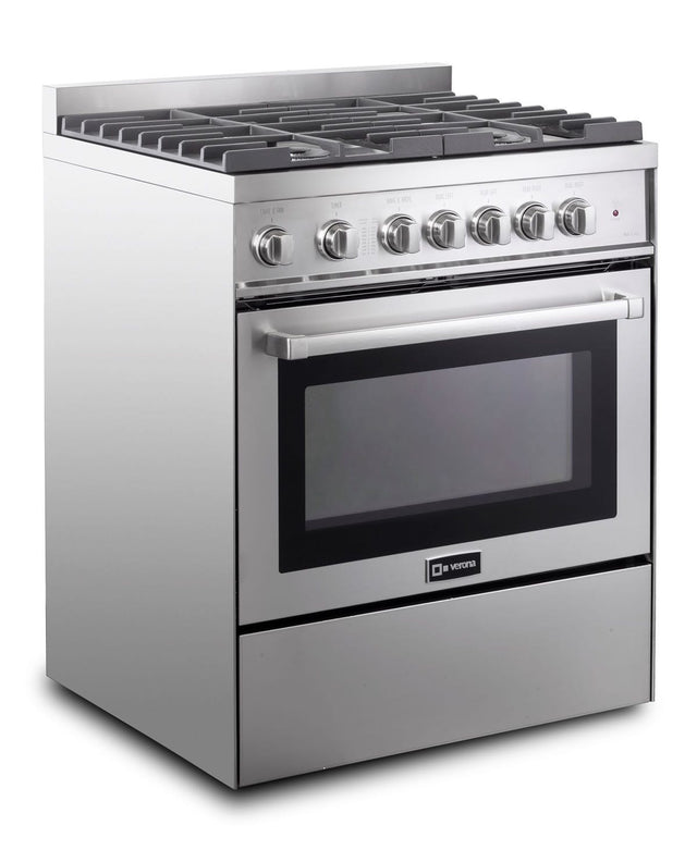 Verona 30" Gas Range VEFSGG304NSS-Stainless Steel