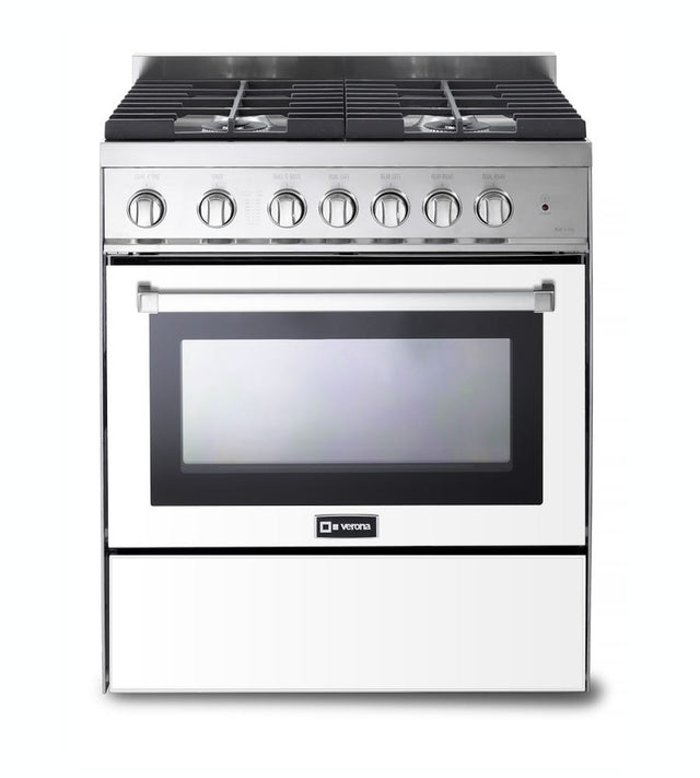 Verona 30" Gas Range VEFSGG304NW-Matte White