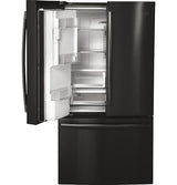 GE Profile Series ENERGY STAR 22.2 Cu. Ft. Counter-Depth French-Door Refrigerator PYE22KBLTS