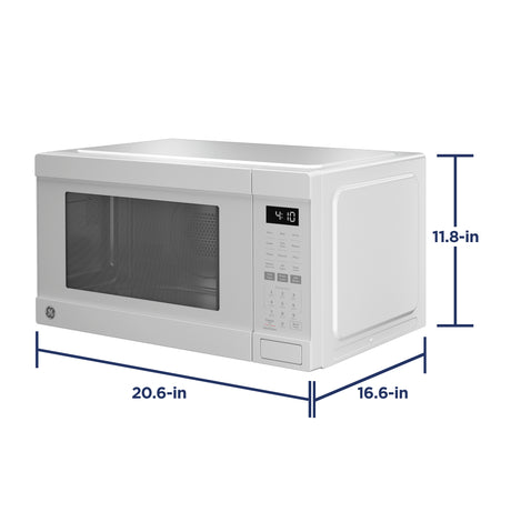 GE® 1.0 Cu. Ft. Capacity Countertop Convection Microwave Oven with Air Fry GCST10A1WWW