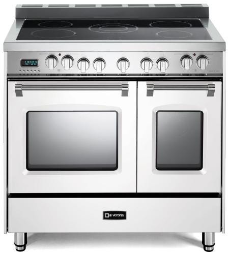 Verona 36" Prestige Electric Double Oven Range VPFSEE365DW-White