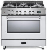 Verona 36" Prestige Dual Fuel Single Oven Range VPFSGE365W-White