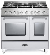 Verona 36" Prestige Gas Double Oven Range VPFSGG365DW-White