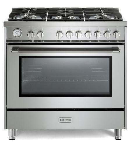 Verona 36" Gas Range – Prima Collection VPRFSGG365SS