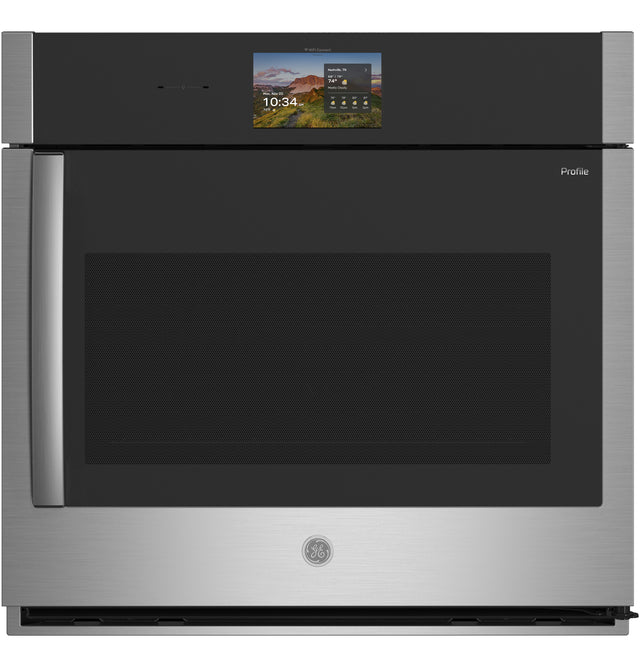 GE Profile™ 30" Smart Built-In Convection Single Wall Oven with Right-Hand Side-Swing Doors PTS700RSZSS