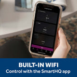 GE® 8,000 BTU Smart Heat/Cool Electronic Window Air Conditioner for Medium Rooms up to 350 sq. ft. AWGH08WWF