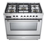 Verona 36" Ultima Dual Fuel Range VUFSGE365SS