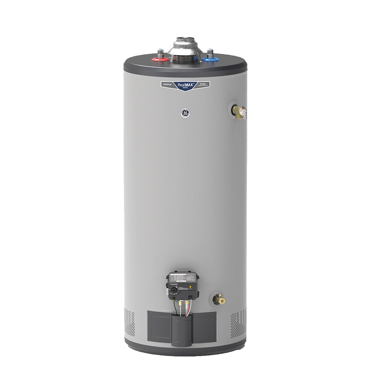 GE RealMAX Choice 30-Gallon Short Natural Gas Atmospheric Water Heater GG30S08BXR