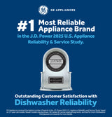 GE® ENERGY STAR® Top Control with Stainless Steel Interior Dishwasher with Sanitize Cycle & Dry Boost GDT640SSZSS