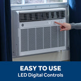 GE® 8,000 BTU Smart Heat/Cool Electronic Window Air Conditioner for Medium Rooms up to 350 sq. ft. AWGH08WWF