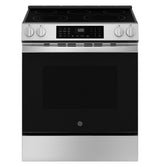 GE® 30" Slide-In Electric Convection Range with No Preheat Air Fry GRS600AVFS