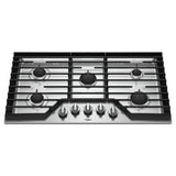 Whirlpool® 36-inch Gas Cooktop with Griddle WCG97US6HS