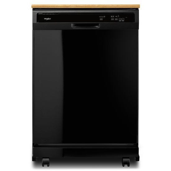 Whirlpool Heavy-Duty Dishwasher with 1-Hour Wash Cycle WDP370PAHB