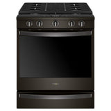 Whirlpool 5.8 Cu. Ft. Smart Slide-in Gas Range with EZ-2-Lift Hinged Cast-iron Grates WEG750H0HV