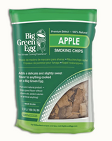 Big Green Egg Dried Apple Smoking Chips (180ci/2.9L) BGE-113962