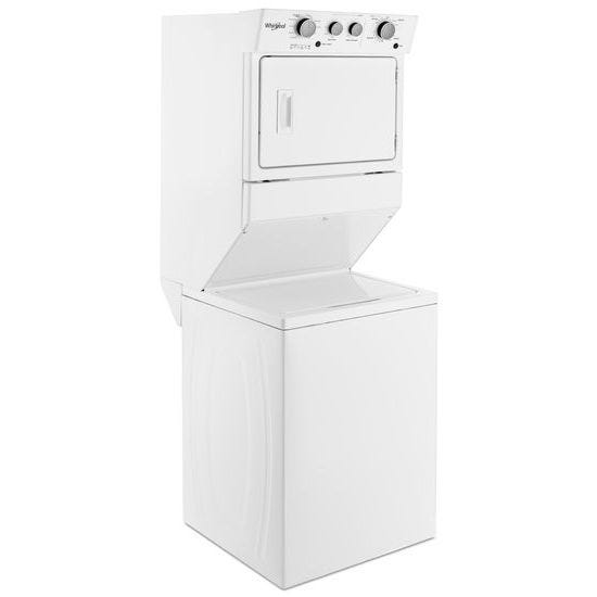 Whirlpool 3.5 cu.ft Electric Stacked Laundry Center 9 Wash cycles and AutoDry WET4027HW