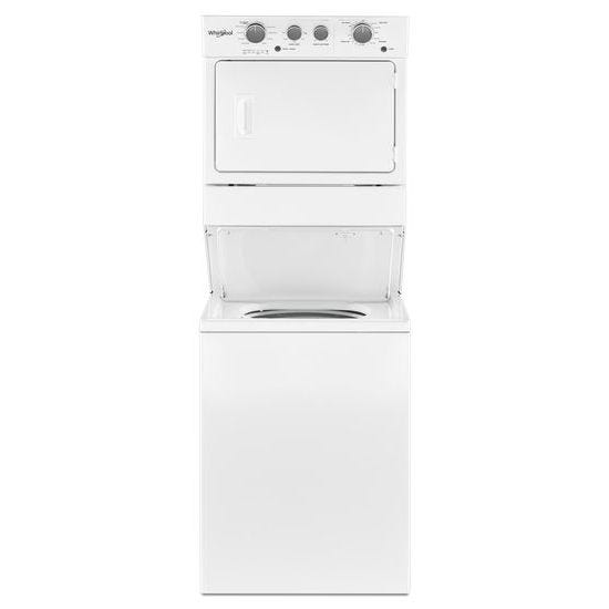 Whirlpool 3.5 cu.ft Electric Stacked Laundry Center 9 Wash cycles and AutoDry WET4027HW