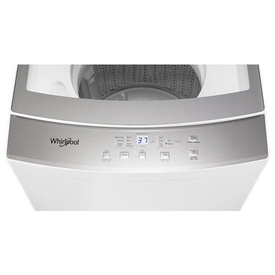 Whirlpool 1.6 cu.ft Electric Stacked Laundry Center 6 Wash cycles and Wrinkle Shield WET4124HW