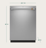 Café™ Stainless Steel Interior Dishwasher with Sanitize and Ultra Wash & Dry CDT828P2VS1