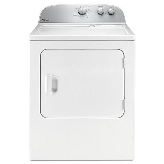 Whirlpool® 5.9 cu. ft. Top Load Gas Dryer with Flat Back Design WGD4985EW