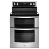 Whirlpool® 6.7 Cu. Ft. Electric Double Oven Range with True Convection WGE745C0FS