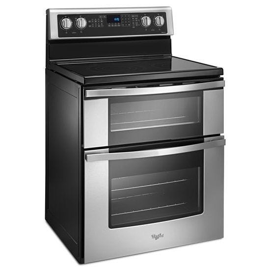 Whirlpool® 6.7 Cu. Ft. Electric Double Oven Range with True Convection WGE745C0FS