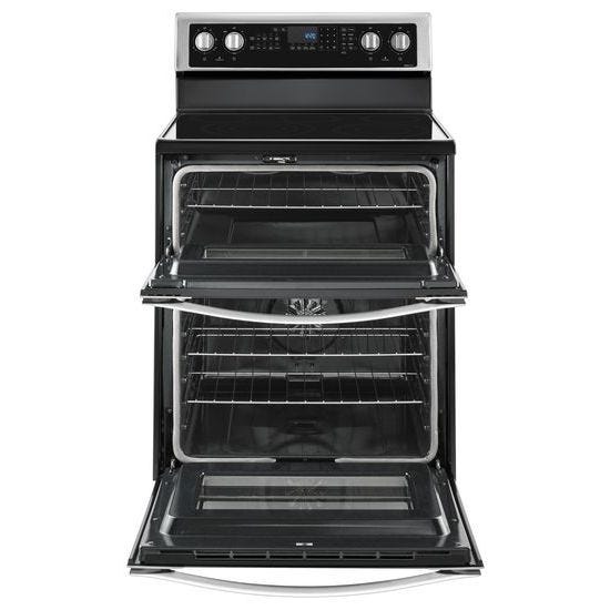 Whirlpool® 6.7 Cu. Ft. Electric Double Oven Range with True Convection WGE745C0FS