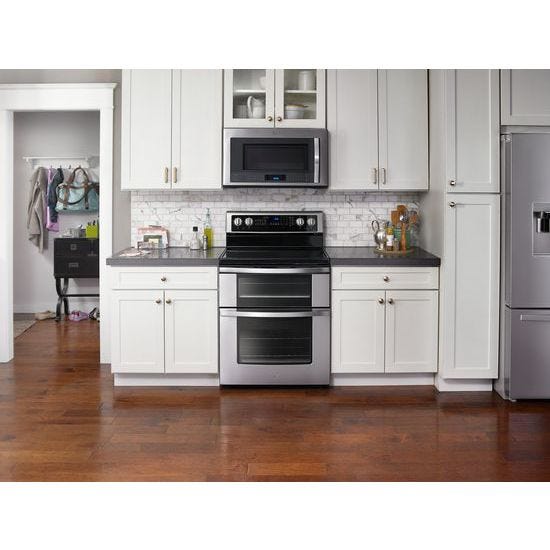 Whirlpool® 6.7 Cu. Ft. Electric Double Oven Range with True Convection WGE745C0FS