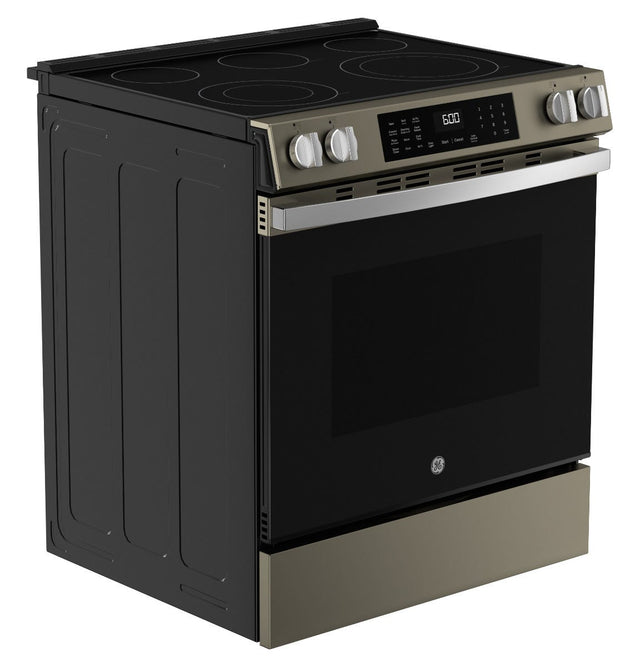 GE® 30" Slide-In Electric Convection Range with No Preheat Air Fry GRS600AVES