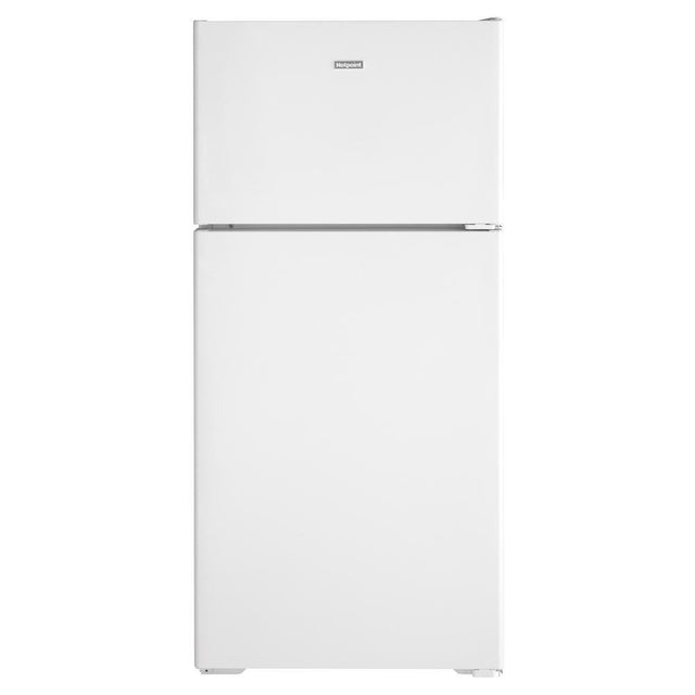 Hotpoint 15.6 Cu. Ft. Recessed Handle Top-Freezer Refrigerator HPS16BTNRWW