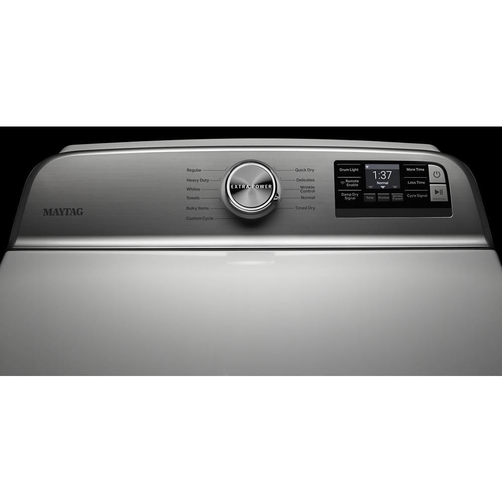 Maytag Smart Capable Top Load Electric Dryer with Extra Power Button - 7.4 cu. ft. MED6230HW