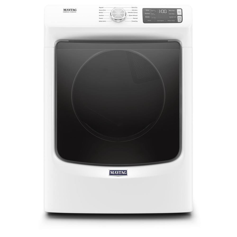 Maytag Front Load Electric Dryer with Extra Power and Quick Dry Cycle - 7.3 cu. ft. MED6630HW
