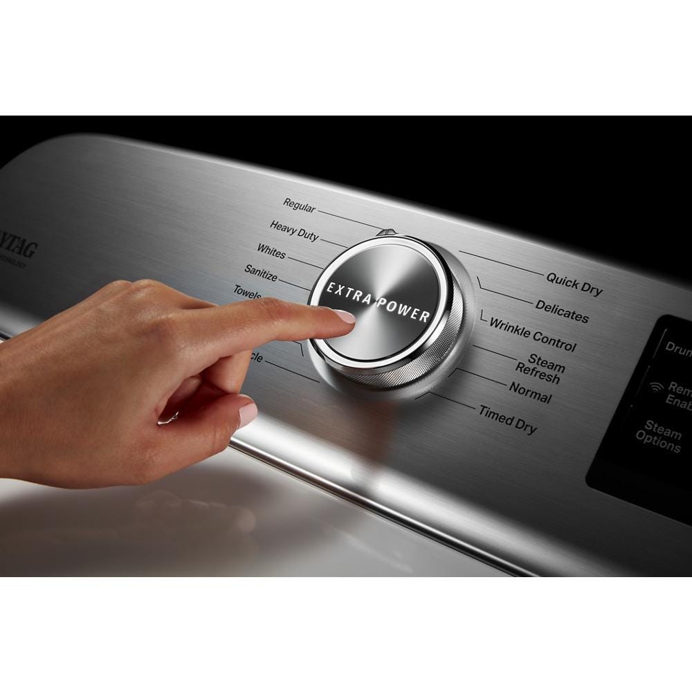 Maytag Smart Capable Top Load Electric Dryer with Extra Power Button - 7.4 cu. ft. MED7230HW