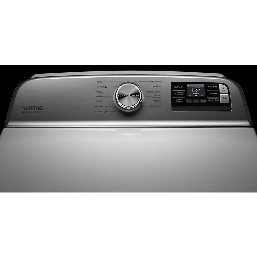 Maytag Smart Capable Top Load Electric Dryer with Extra Power Button - 7.4 cu. ft. MED7230HW
