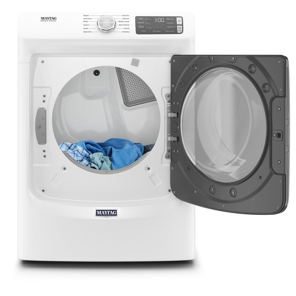 Maytag Front Load Gas Dryer with Extra Power and Quick Dry Cycle - 7.3 cu. ft. MGD6630HW