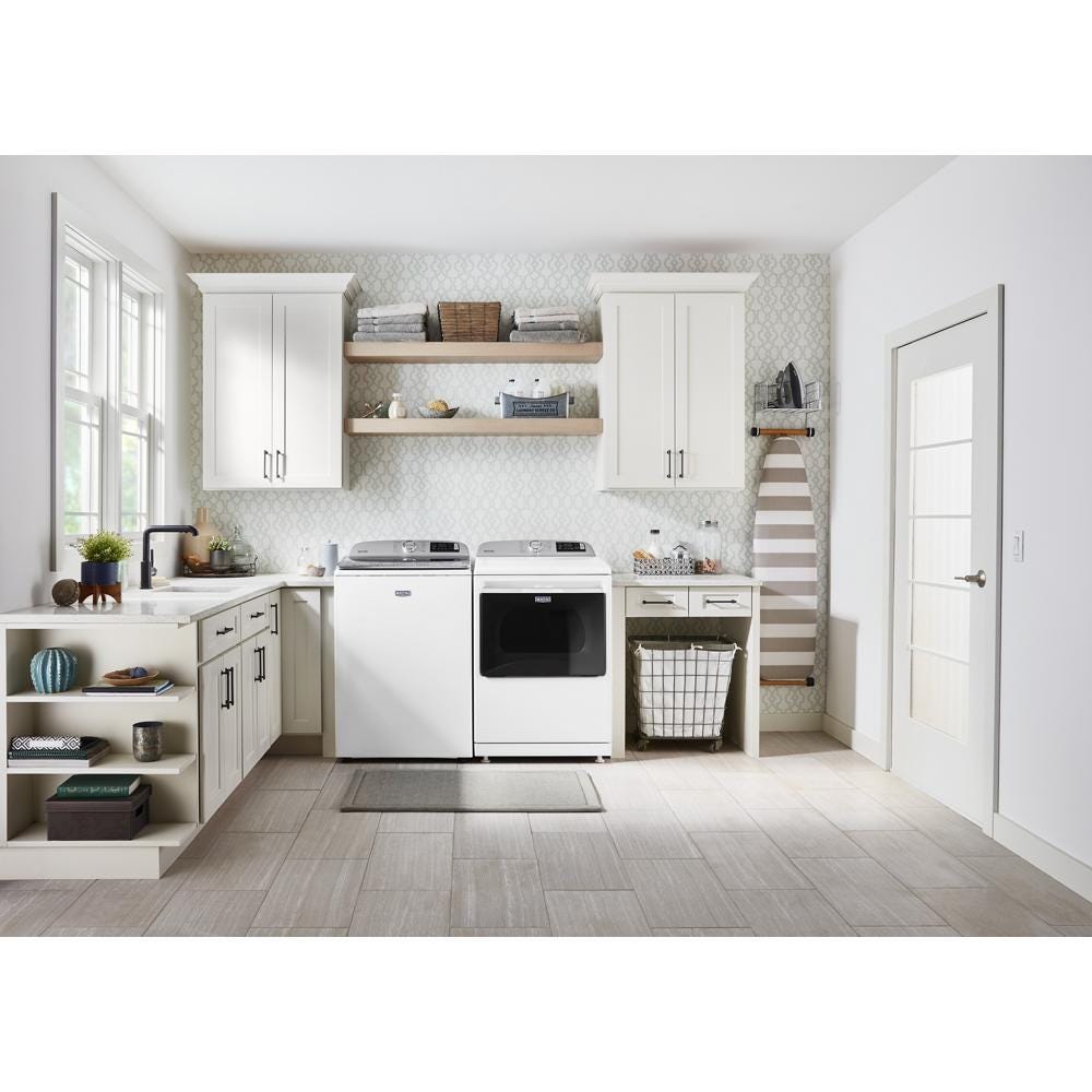Maytag Smart Capable Top Load Gas Dryer with Extra Power Button - 7.4 cu. ft. MGD7230HW
