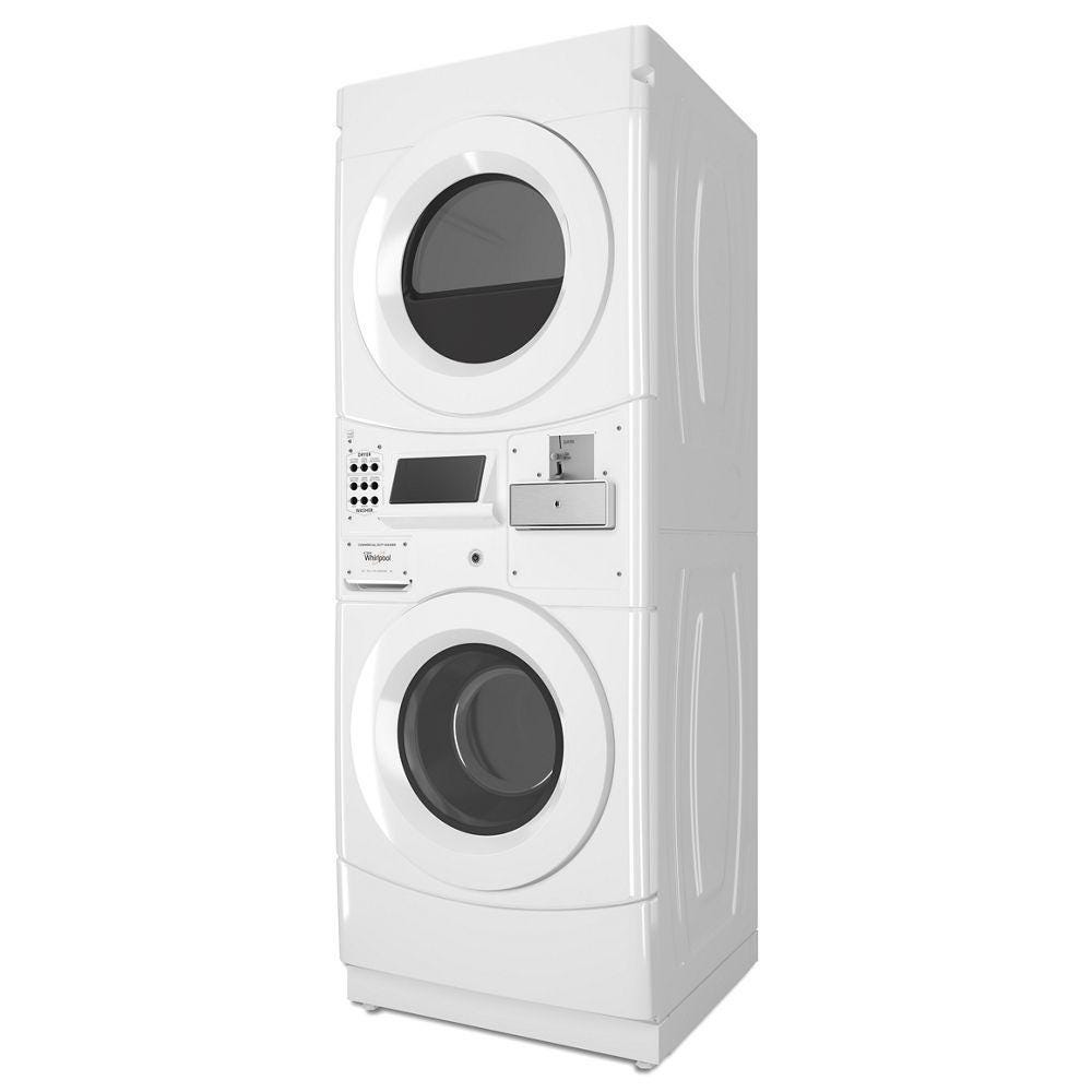 Whirlpool Commercial Gas Stack Washer/Dryer, Coin Equipped CGT9000GQ