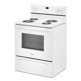 Whirlpool 4.8 cu. ft. electric range with Keep Warm setting WFC150M0JW