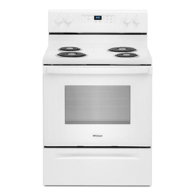 Whirlpool 4.8 cu. ft. electric range with Keep Warm setting WFC150M0JW