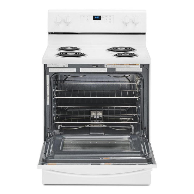 Whirlpool 4.8 cu. ft. electric range with Keep Warm setting WFC150M0JW